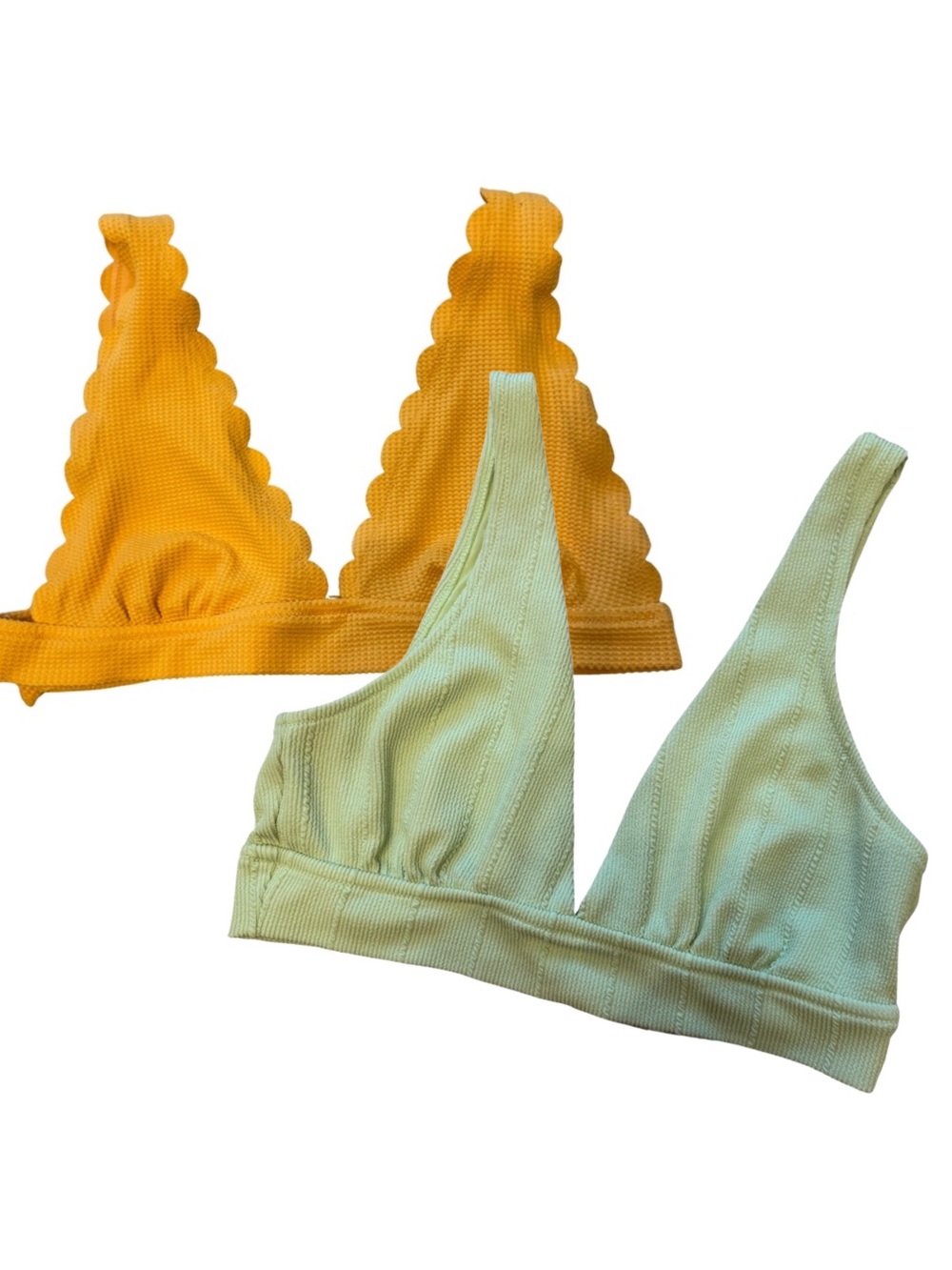 Aerie Bikini Top Bundle | 2 Triangle Bikini Tops | XL